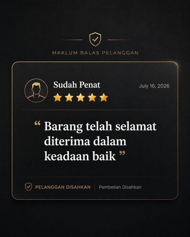 Review pelanggan Gambir Serawak Asli