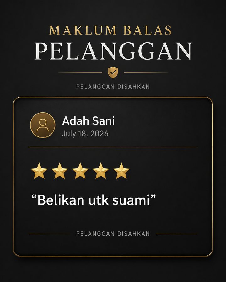 Review pelanggan Gambir Serawak Asli