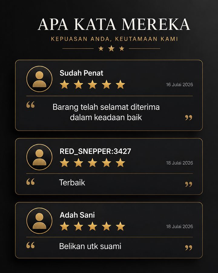 Review pelanggan Gambir Serawak Asli