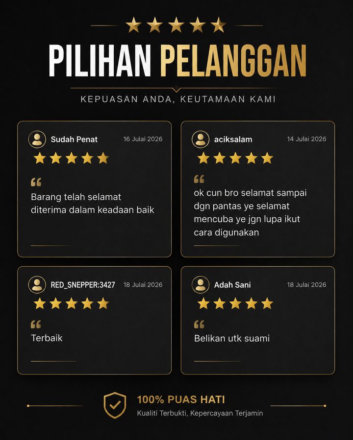 Review pelanggan Gambir Serawak Asli